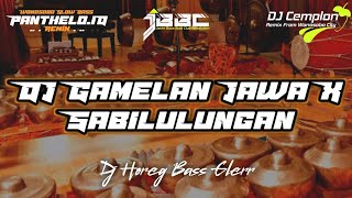 DJ Gamelan X Sabilulungan Horeg  Cocok Buat Cek Sound  Wonosobo Slow Bass  Panthelo Id  JBBC [upl. by Ettelorahc]