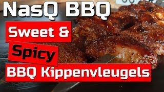 NasQ BBQ  Sweet amp Spicy BBQ kippenvleugels [upl. by Dinerman412]