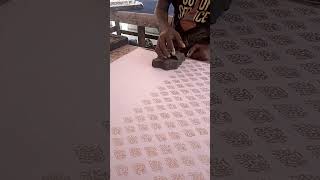 Block Printing for Beginners Design Fabric Easily [upl. by Eerot633]