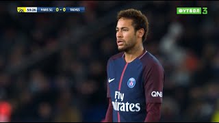 Neymar vs Troyes H 1718 – Ligue 1 HD 1080i by Guilherme [upl. by Theona]