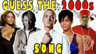 Guess The 2000s Song  Most Polular Music Quiz 2000s [upl. by Inavoy918]