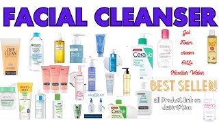 bestselling cleansers 2024  for all skin types and recommended makeup cleanser [upl. by Tatiania]