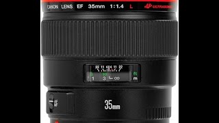 Canon 35mm f14 Lens Review [upl. by Lulita]