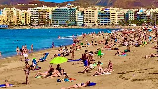 Gran Canaria Las Palmas Las Canteras Beach at 29 °C on 300120 [upl. by Vaughn]