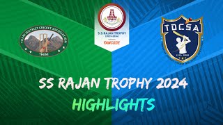 Theni vs Thirupattur  SS Rajan Trophy T20 Tournament 2024  Highlights  Iyarkaiadiyan [upl. by Romeo]