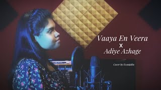 Vaaya en Veera X Adiye Azhage  Cover by Evanjalin  Thilakshan Music [upl. by Cutcheon]