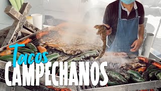 Tacos de Asada and Tacos Campechanos  Classic Mexican Street Food [upl. by Animehliw537]