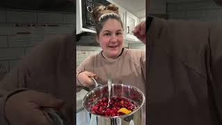 Cranberry Sauce Recipe cranberrysauce thanksgiving thanksgivingrecipe holidayrecipes [upl. by Odyssey416]