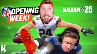 NFL Opening Week in Madden 25 Dad vs Son [upl. by Irena751]