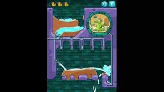 Wheres My Water Swampy Level 10 Out To Dry 3 Ducks Walkthrough [upl. by Flore239]