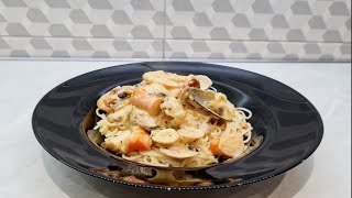 Pasta sa morskim plodovima 🍤🦪 Seafood pasta [upl. by Enyamrahc]