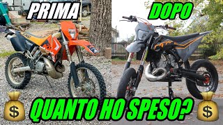 COSTO RESTAURO e RESTYLING da 2001 a 2021 del KTM EXC 300 [upl. by Marra]