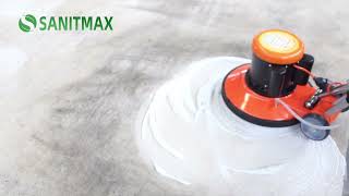 SANITMAX SM420AC Professional MultiFunctional Floor Buffer Scrubber Demo [upl. by Akedijn]