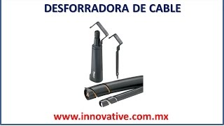 DESFORRADORA DE CABLE [upl. by Assira]