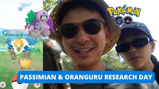 300  POKÉMON GO  PASSIMIANORANGURU RESEARCH DAY [upl. by Ahtibbat75]