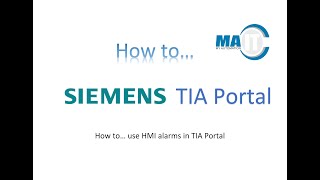 HMI programming tutorial TIA portal  5 Alarms  Analog alarms Part 27 [upl. by Nitsur246]