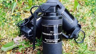 Airsoft Grenades  TLSFx MultiBurst Thermobaric and Smoke Devices [upl. by Nywrad]