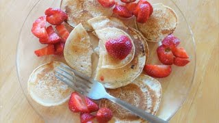 Classic Five Ingredient Pancake Batter Recipe Veganized [upl. by Ykroc]