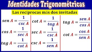 Identidades trigonométricas recíprocas demostración [upl. by Anier939]