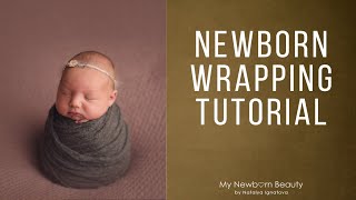 Newborn wrapping tutorialworkflow [upl. by Eillom]