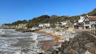 A Windy March Walk to Steephill Cove Isle of Wight 2023 [upl. by Eltsyrhc176]