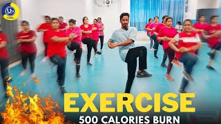 Full Body Workout  500 Calories Burn  Fitness Video Exercise  Zumba Fitness [upl. by Evets]