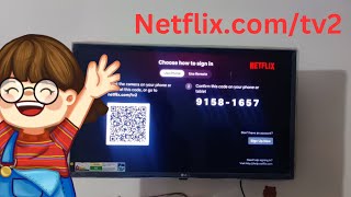 Netflixcom tv2  Activate Netflix amp Sign in on Smart TV [upl. by Felike330]