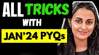 JEE JAN24 PYQs with SUPER SHORTCUTS HACKS amp TRICKS JEE 2025 CRACK PYQs in seconds jee2025 jee [upl. by Schnur]