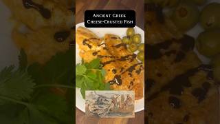 Ancient Greek Cheese Fish history recipe ancient ancientgreece spartan greece fyp cooking [upl. by Wilcox]