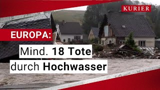 Tote durch Hochwasser Dramatische Bilder aus Mitteleuropa [upl. by Noeruat744]