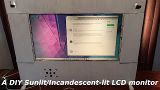 Incandescent Backlit Monitor  Version 2 [upl. by Kingston67]