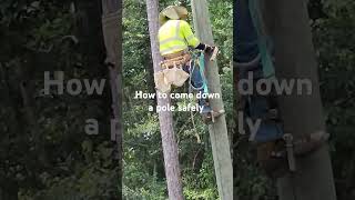 Coming down cable pole safety tips [upl. by Neda]