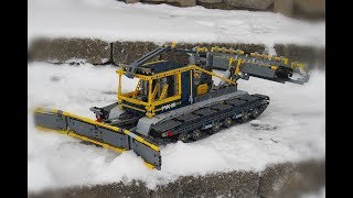 Snow Groomer  LEGO TECHNIC 42055 C MODEL [upl. by Ilatfan]