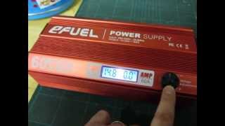 Efuel 1200W 24 Volt Power Supply with the Cellpro Power Lab 8 [upl. by Riva]