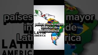 Estos son los países con más inflación de Latinoamérica latam inflación argentina [upl. by Trimmer80]