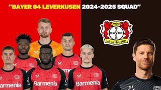 quotComplete Bayer 04 Leverkusen Squad 202425  Player Profiles Stats amp Market Valuequot [upl. by Anirazc403]