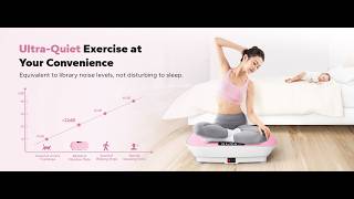 MERACH Vibration Plate Exercise Machine [upl. by Snider]