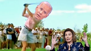 GOLF Fail with Joe BIDEN  try not to laugh [upl. by Piwowar]