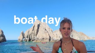 a boat day in Cabo vlog [upl. by Saba]