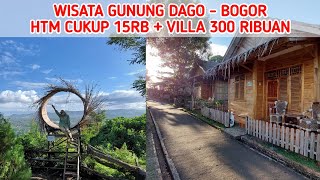 VILLA amp WISATA MURAH 15 RIBU BERIKUT SPOT FOTO  Wisata Gunung Dago Parung Panjang Bogor [upl. by Aniuqahs]