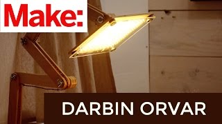 Darbin Orvar Building an Articulating LED Task Lamp [upl. by Norrahc]