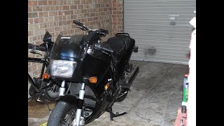 1985 Kawasaki GPZ600R Carburettor Removal Part 22 [upl. by Ahsenroc]