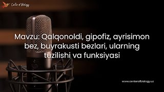 7§ Mavzu Qalqonoldi gipofiz ayrisimon bez buyrakusti bezlari ularning tuzilishi va funksiyasi [upl. by Namie19]