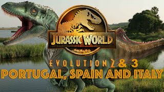 Jurassic World Evolution 2 amp 3 Species Predictions Series  Portugal Spain and Italy [upl. by Dole974]