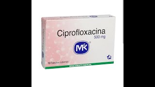 Ciprofloxacino ¿Para que sirve Indicaciones Y Contraindicaciones [upl. by Burlie]