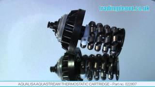 Aqualisa Aquastream Thermostatic Shower Cartridge  Part no 022807  TRADING DEPOT [upl. by Lednam]