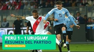 Perú vs Uruguay 11  RESUMEN y GOLES del partido amistoso en Lima [upl. by Ulland778]