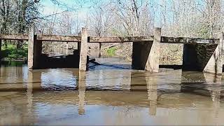 IN GOD with an Old One Line Concrete Bridge going over Logan Creek by Hwy 142 in Oxly Missouri [upl. by Ponzo805]