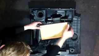 VW Golf 5 FSI Motor Air Filter Replacement Air filter change [upl. by Otha]