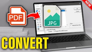 How To Convert PDF To JPG  FREE [upl. by Nosmirc]